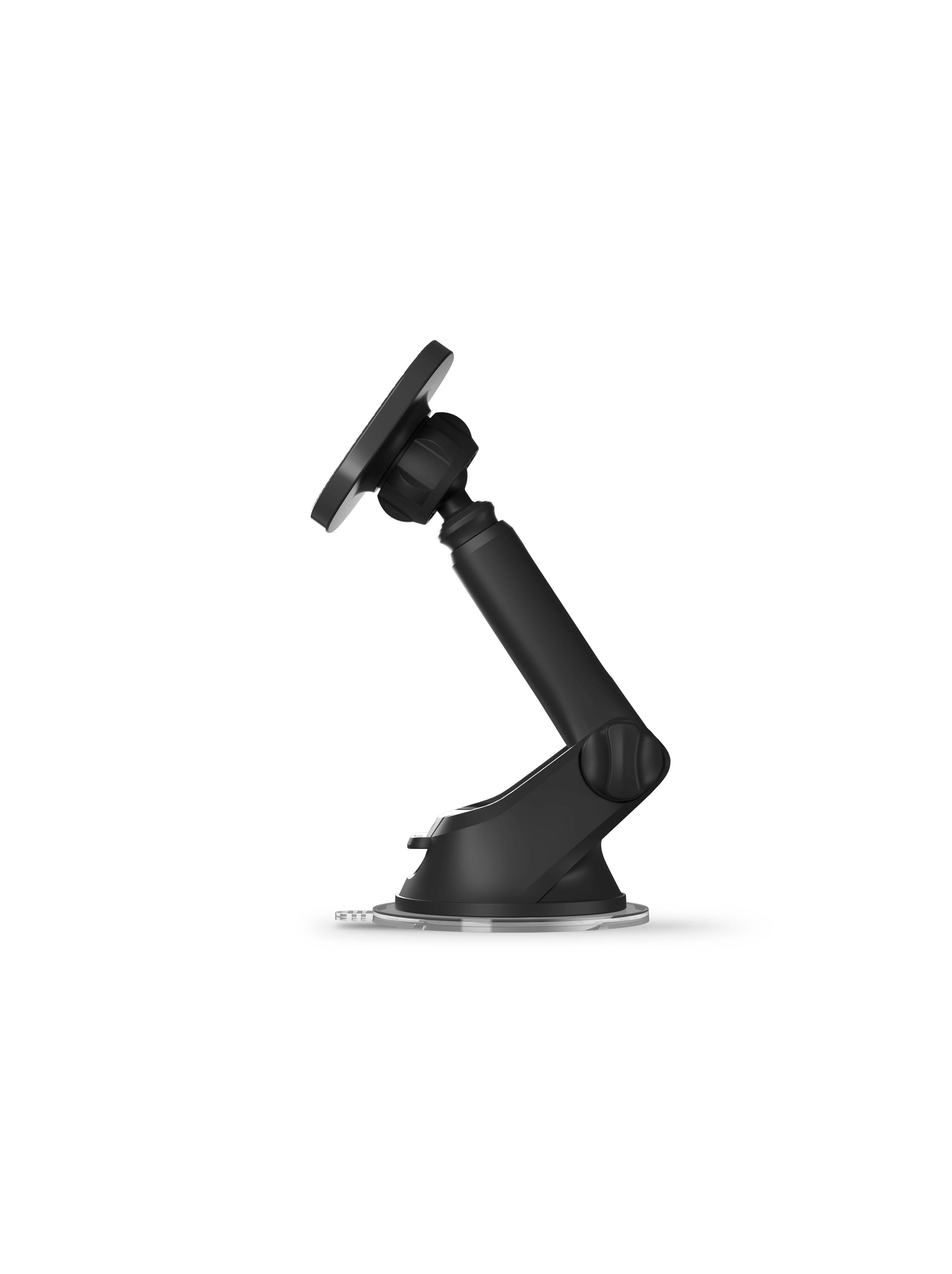 UNIQ Magneo Air Magnetic Wireless Charger + Car Dash Mount Grey