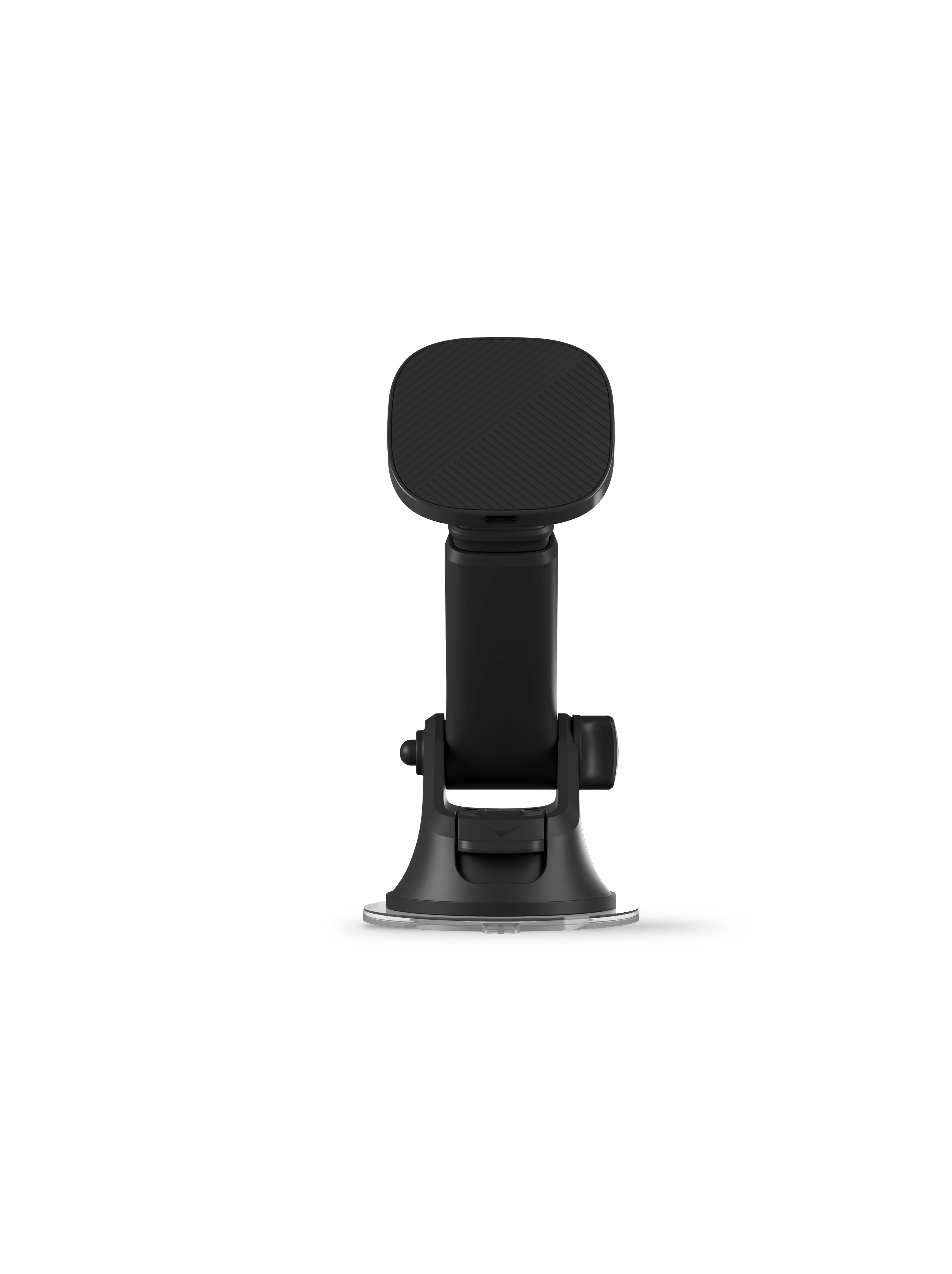 UNIQ Magneo Air Magnetic Wireless Charger + Car Dash Mount Grey
