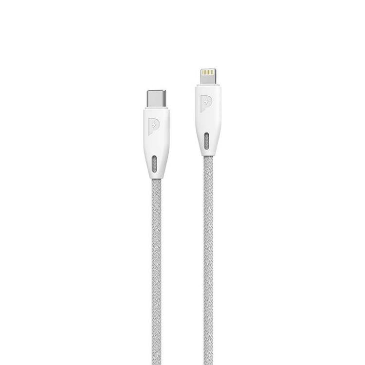 Powerology Braided USB-C to Lightning Cable 2M
