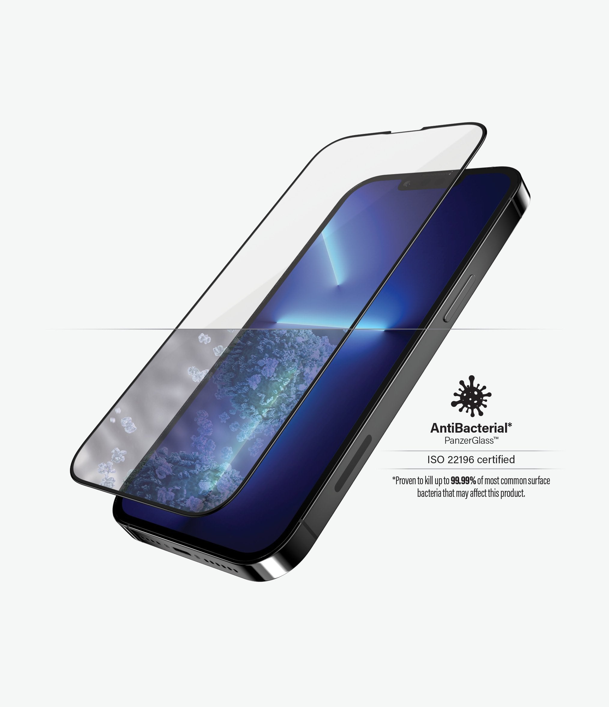 PanzerGlass Black Edge to Edge for iPhone 13 Pro Max - Clear
