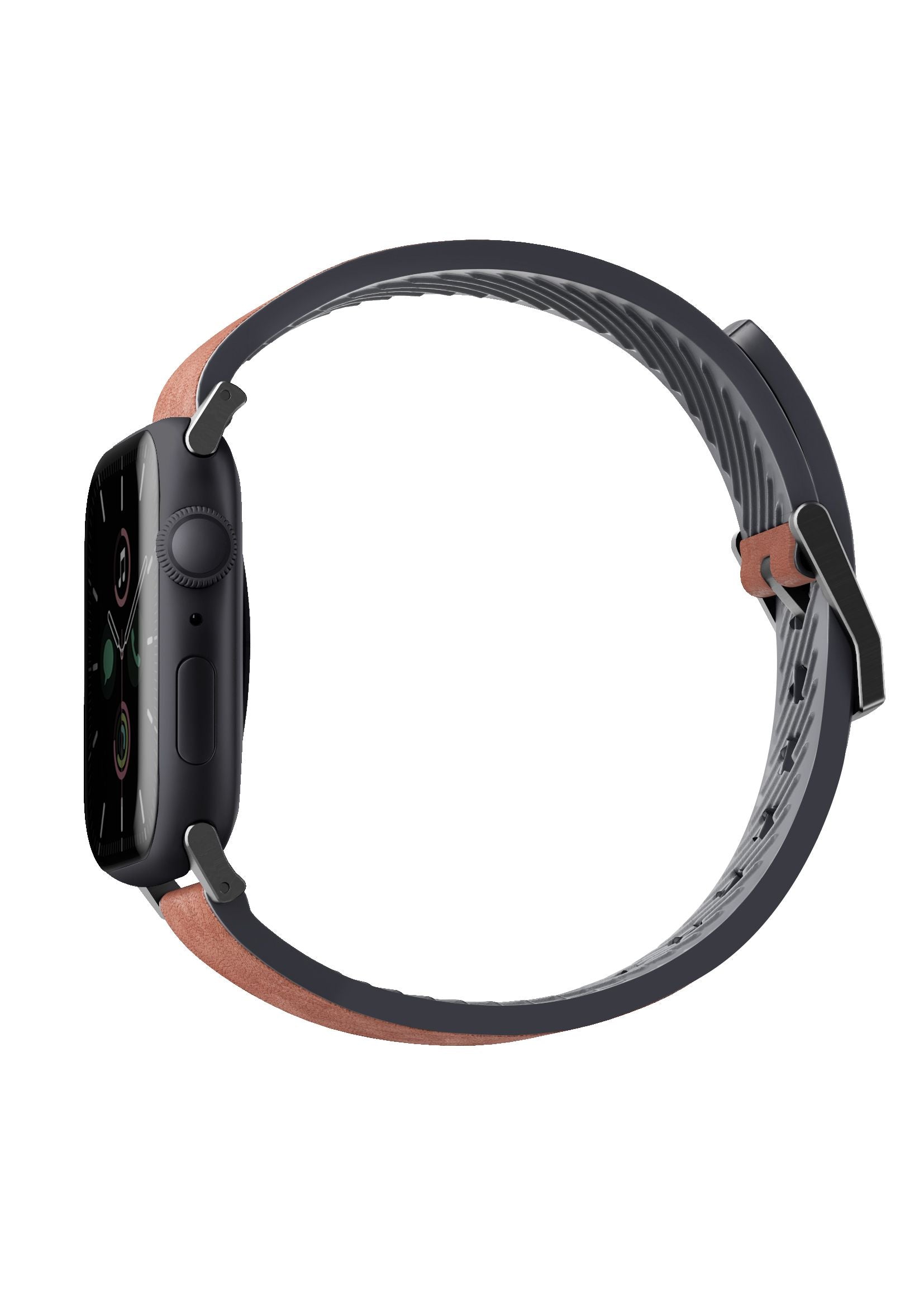 UNIQ Straden Waterproof Leather Hybrid Straps for Apple Watch 45/44/42MM