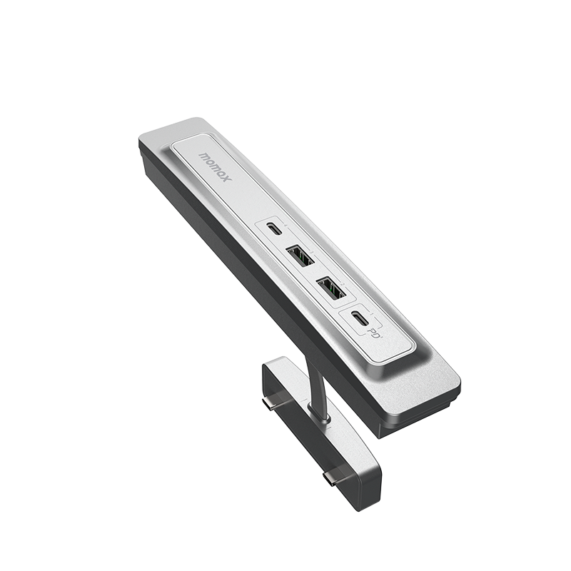 Momax OneLink 4-Ports USB Extender for Tesla - Silver