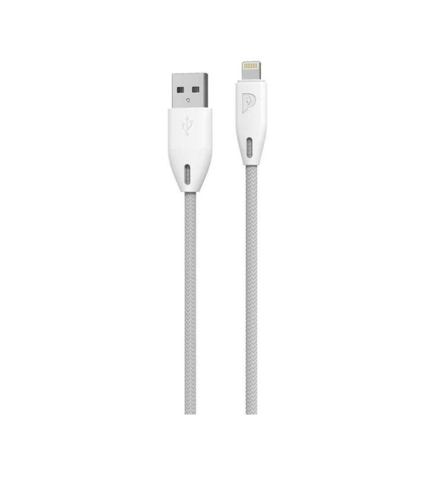 Powerology Braided USB-A to Lightning Cable 1.2M - TECH STREET