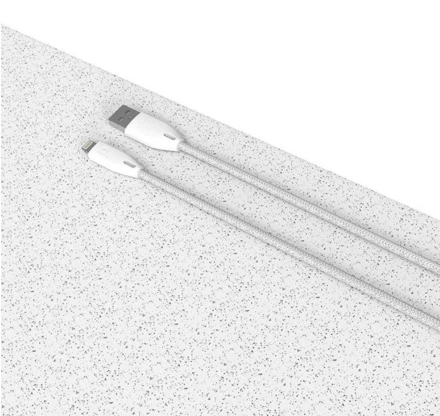 Powerology Braided USB-A to Lightning Cable 1.2M - TECH STREET