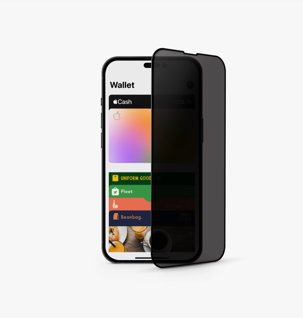 UNIQ OPTIX PRIVACY SCREEN GLASS PROTECTOR FOR PHONE 14 PRO MAX