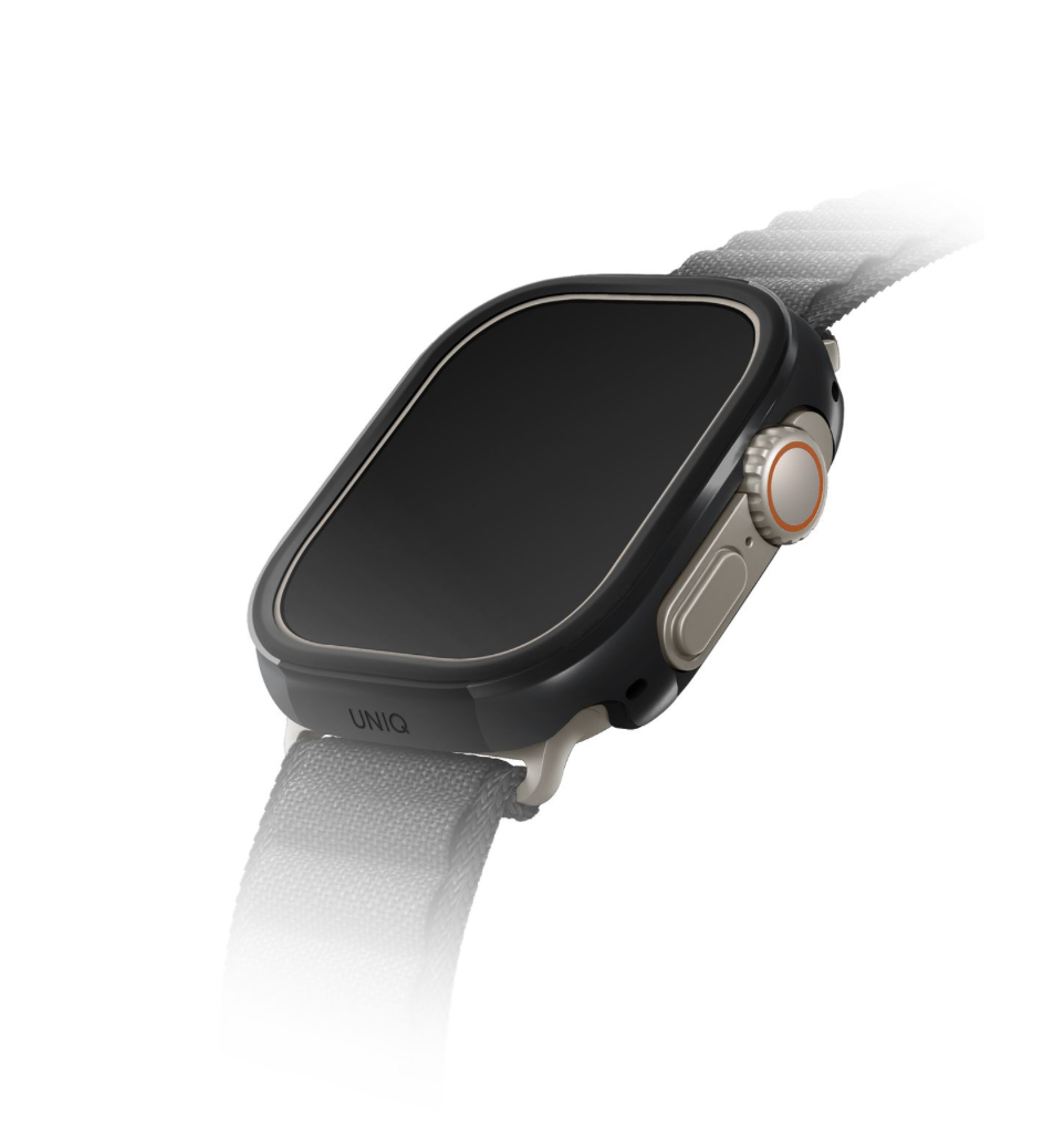 UNIQ VALENCIA WATCH CASE FOR APPLE WATCH 49MM-MIDNIGHT BLACK