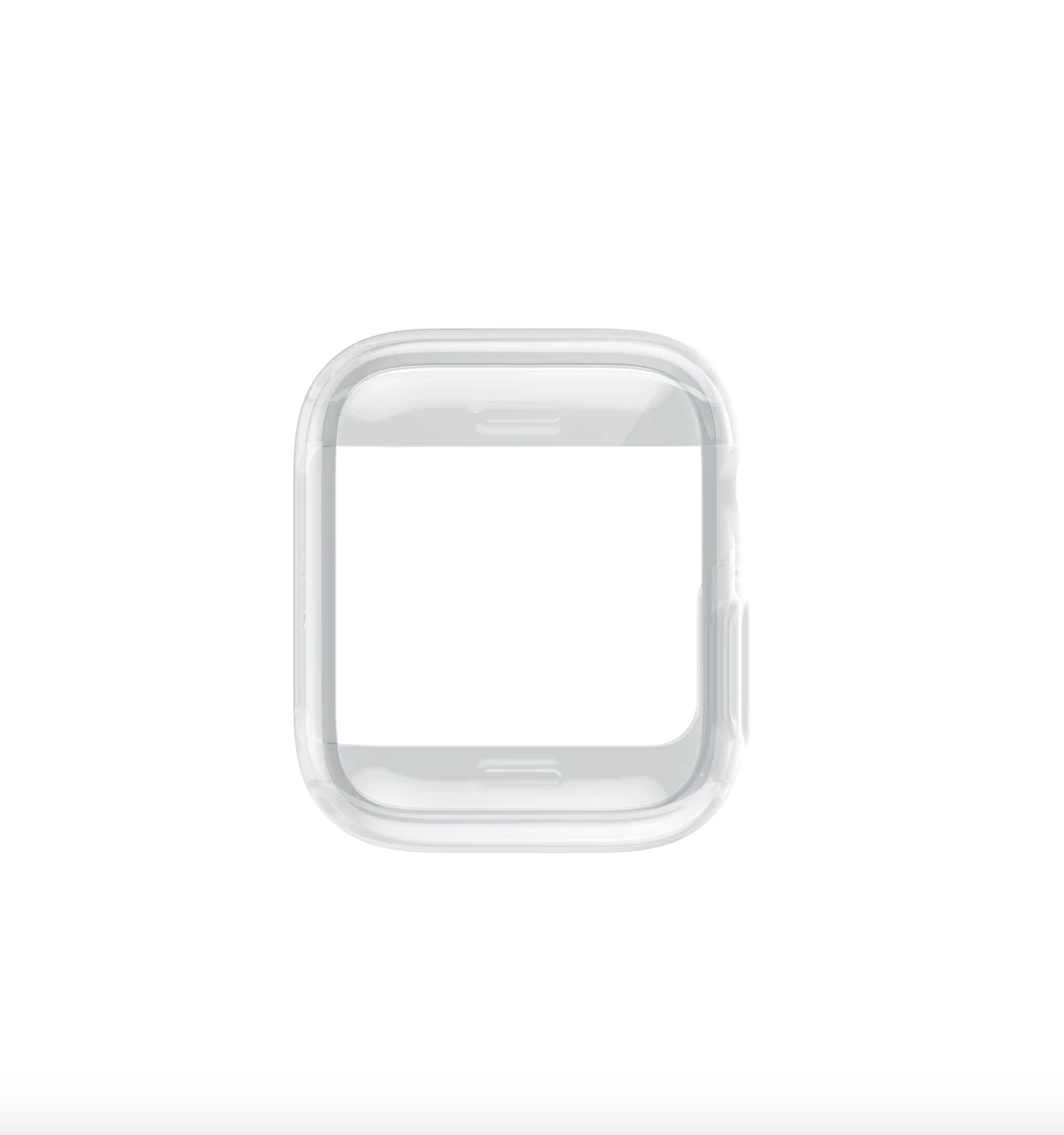 UNIQ GARDE HYBRID WATCH CASE WITH SCREEN PROTECTION 49MM-DOVE CLEAR