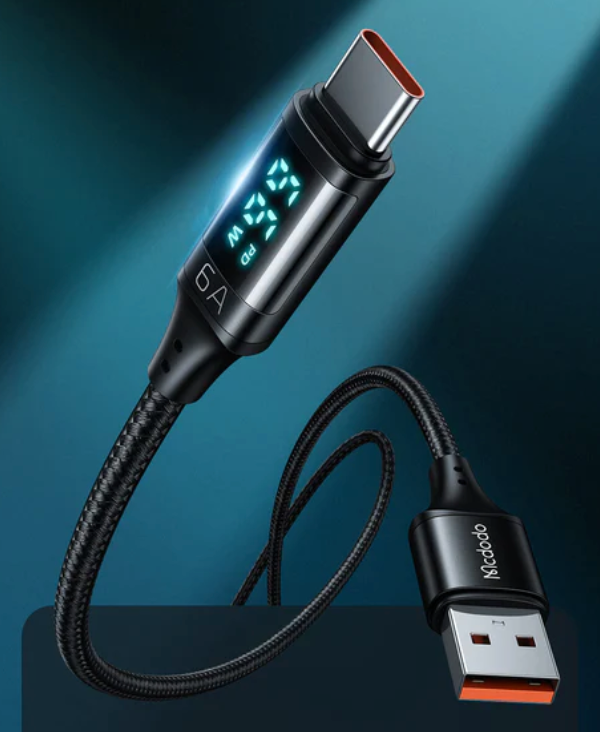 Mcdodo Digital HD USB-A to USB-C Cable 6A (1.2M)