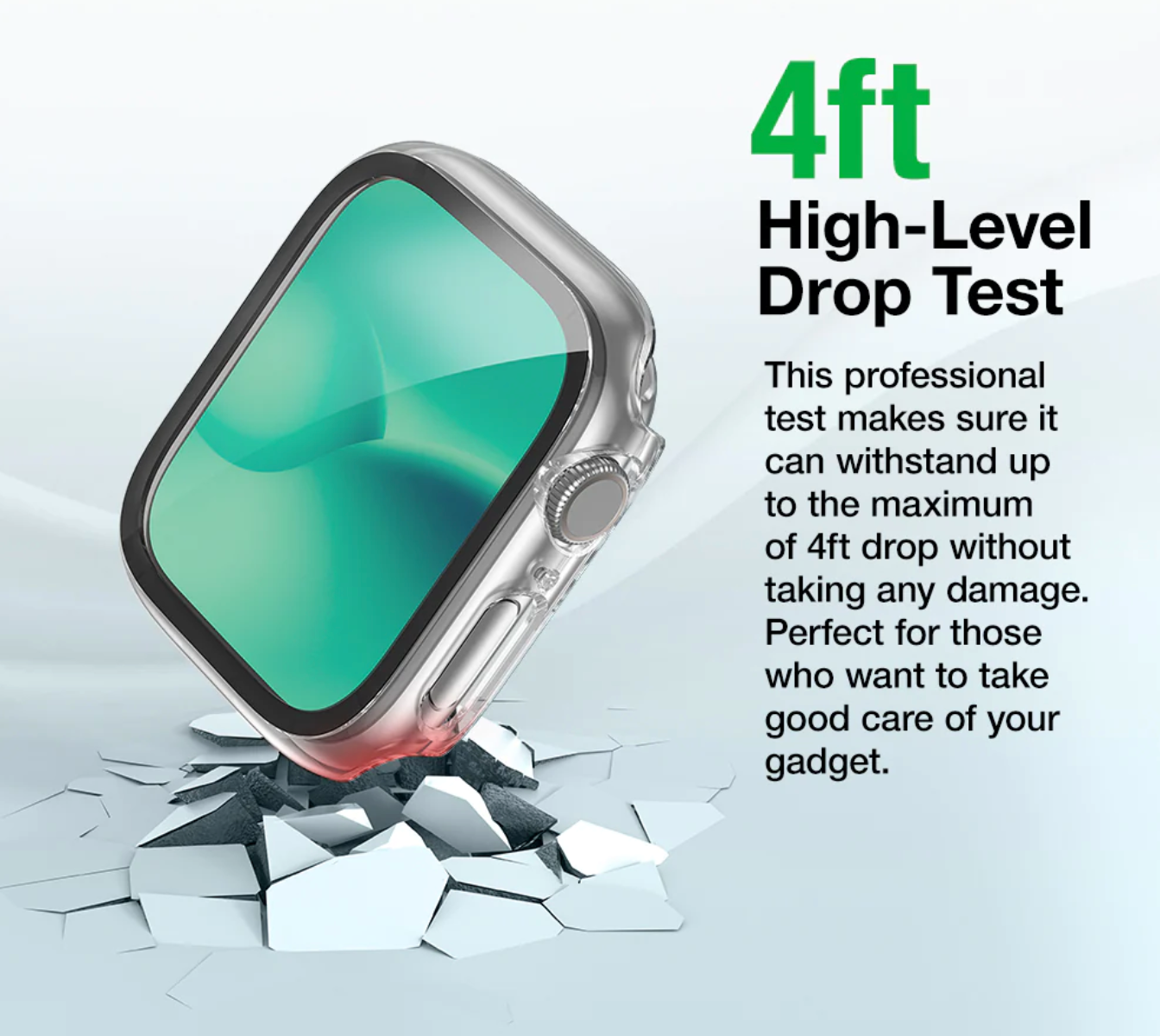 AMAZINGthing APPLE W SERIES 8 MARSIX BUMPER W/ GLASS 45MM
