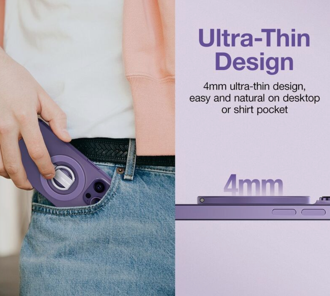 AMAZINGthing TITAN MAGNETIC PHONE RING WITH STAND