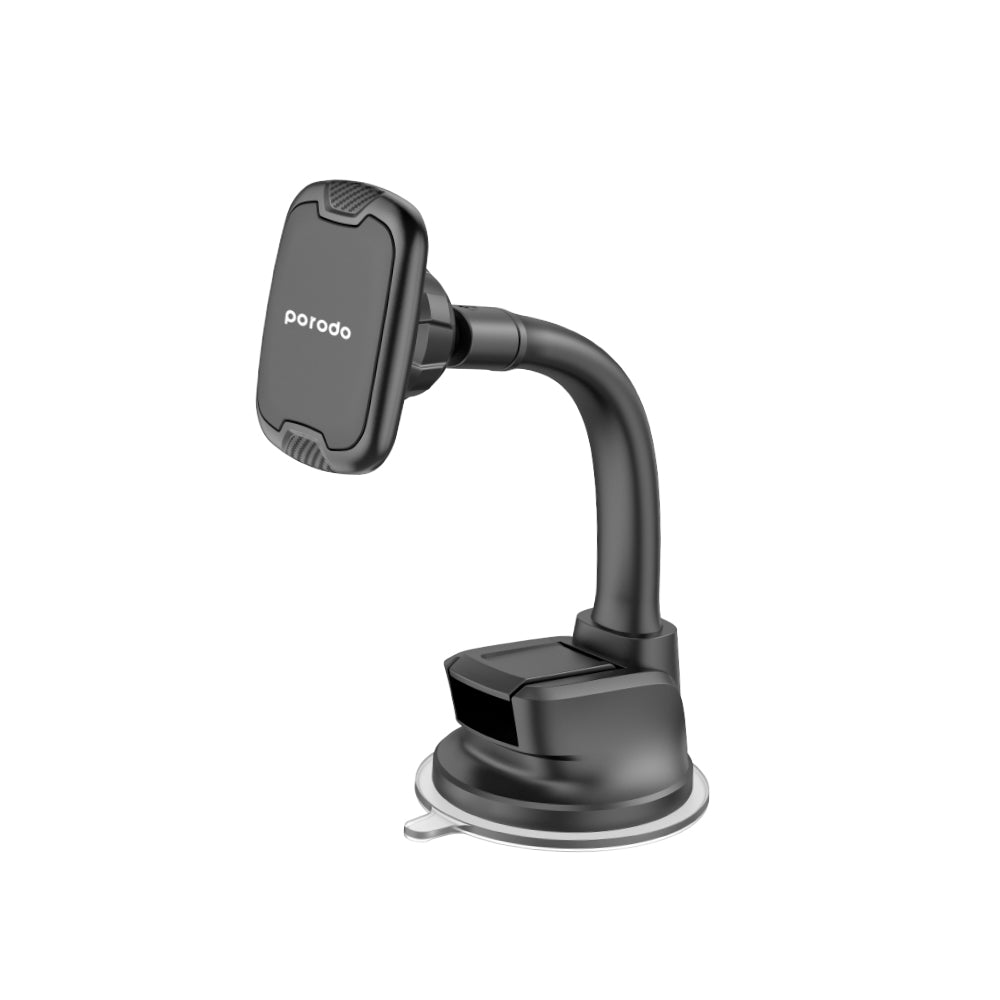 Porodo Magnetic Suction Cup Dashboard/Windshield Car Phone Holder
