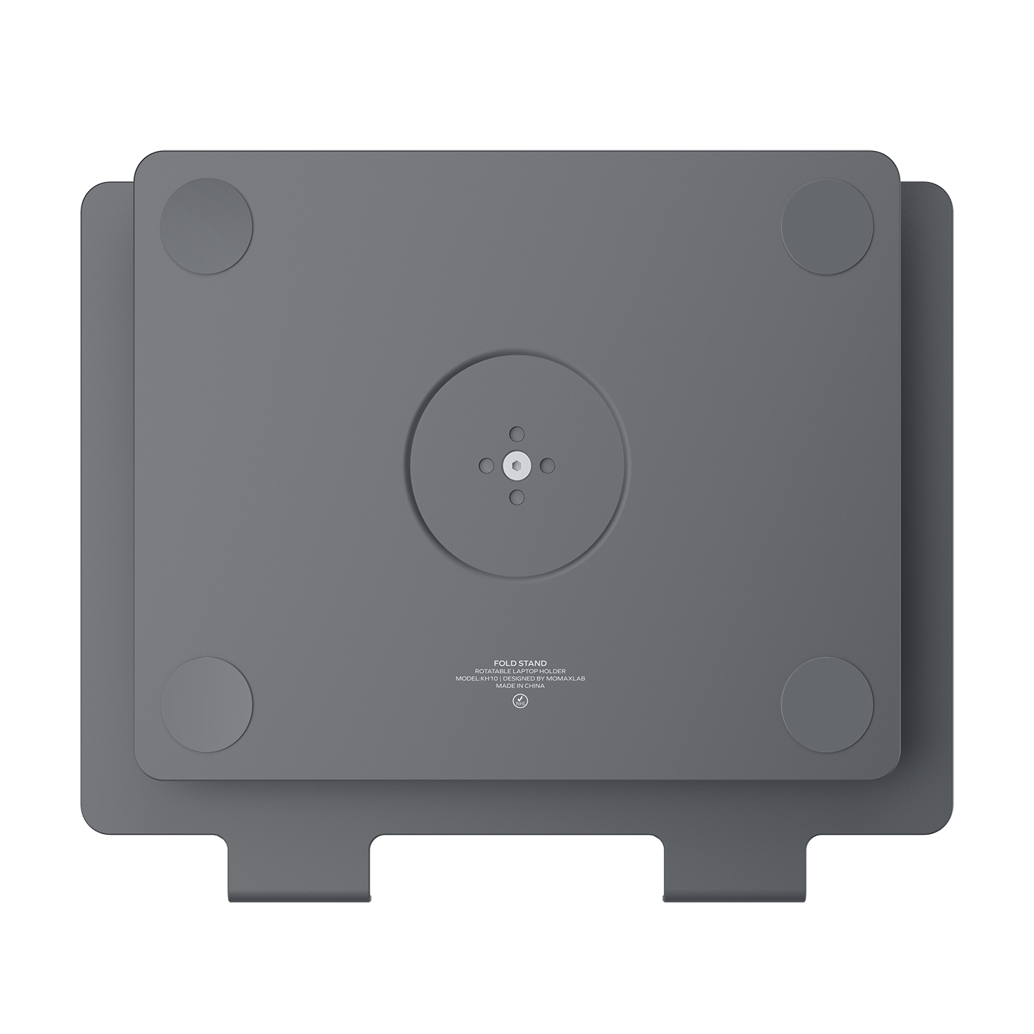 MOMAX FOLD STAND ROTATABLE LAPTOP STAND SPACE GREY