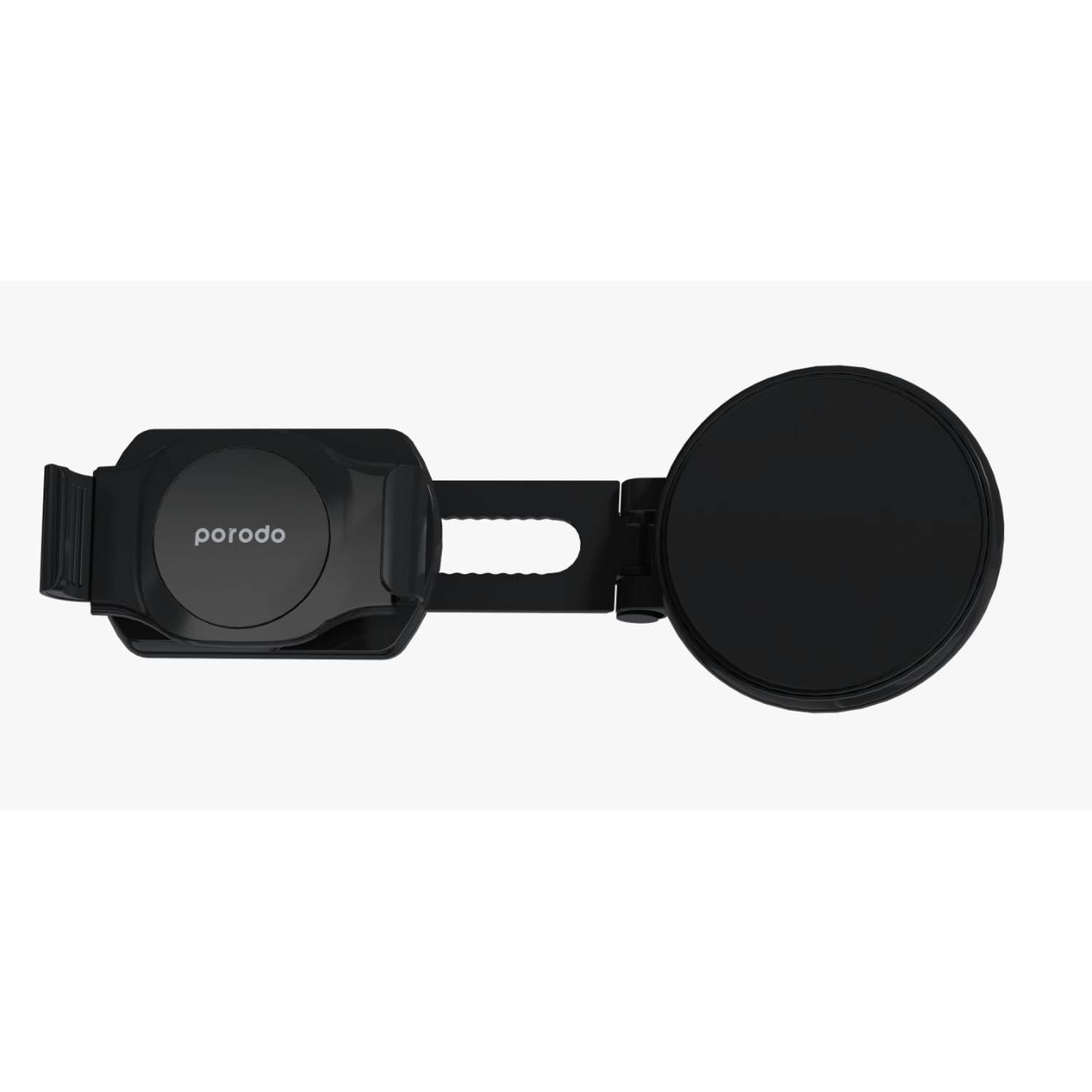 Porodo 3 in 1 Magsafe Car Mount with QC3.0 Car Charger - Black