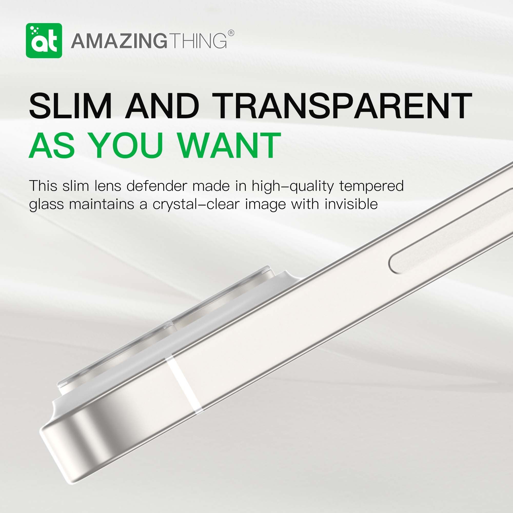 AMAZINGthing Pure Lens Protector Glass for iPhone 14 6.1/6.7 Plus