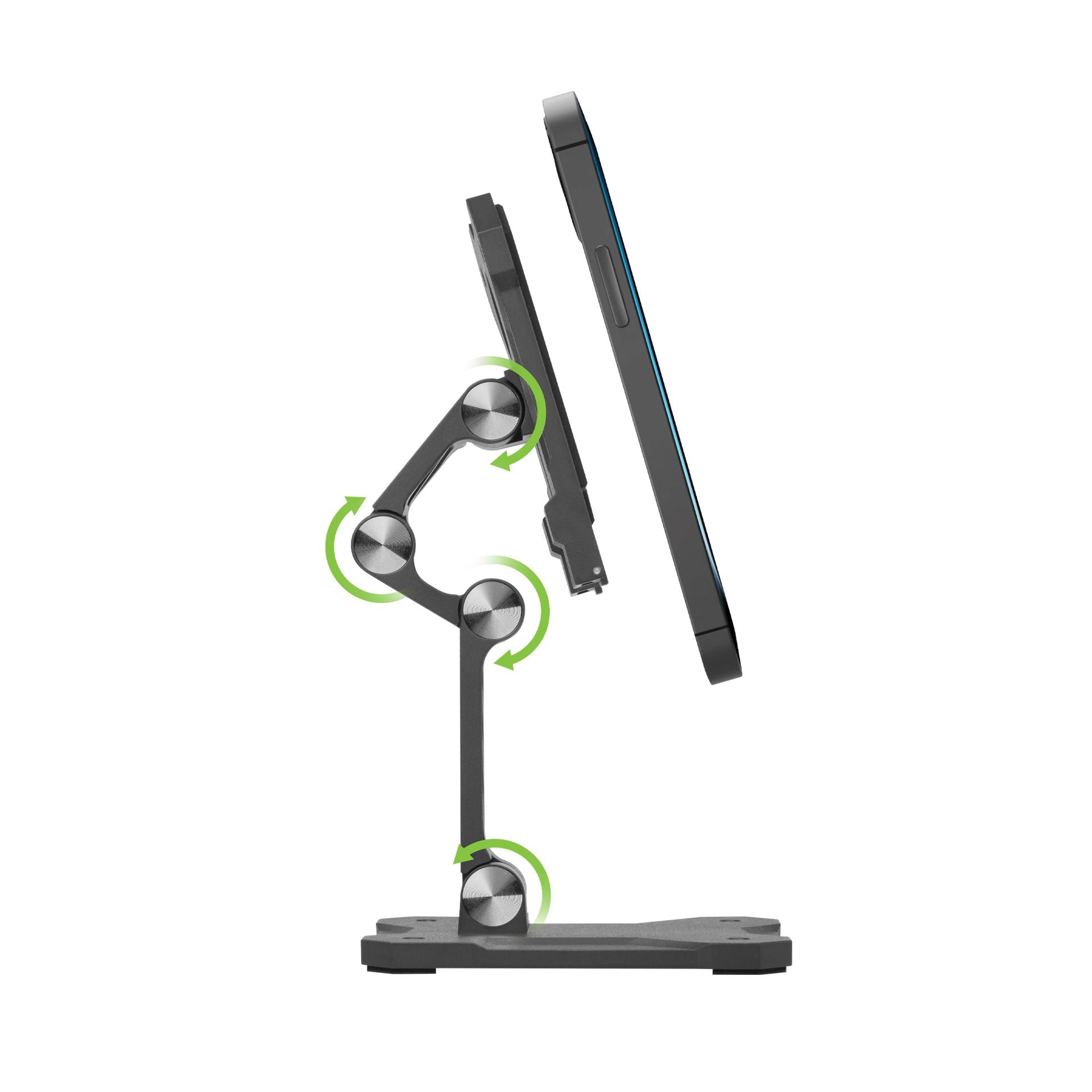 Energea MagDisc Arc Universal Multi Angle Holder Stand for MagSafe iPhone/iPad - Black