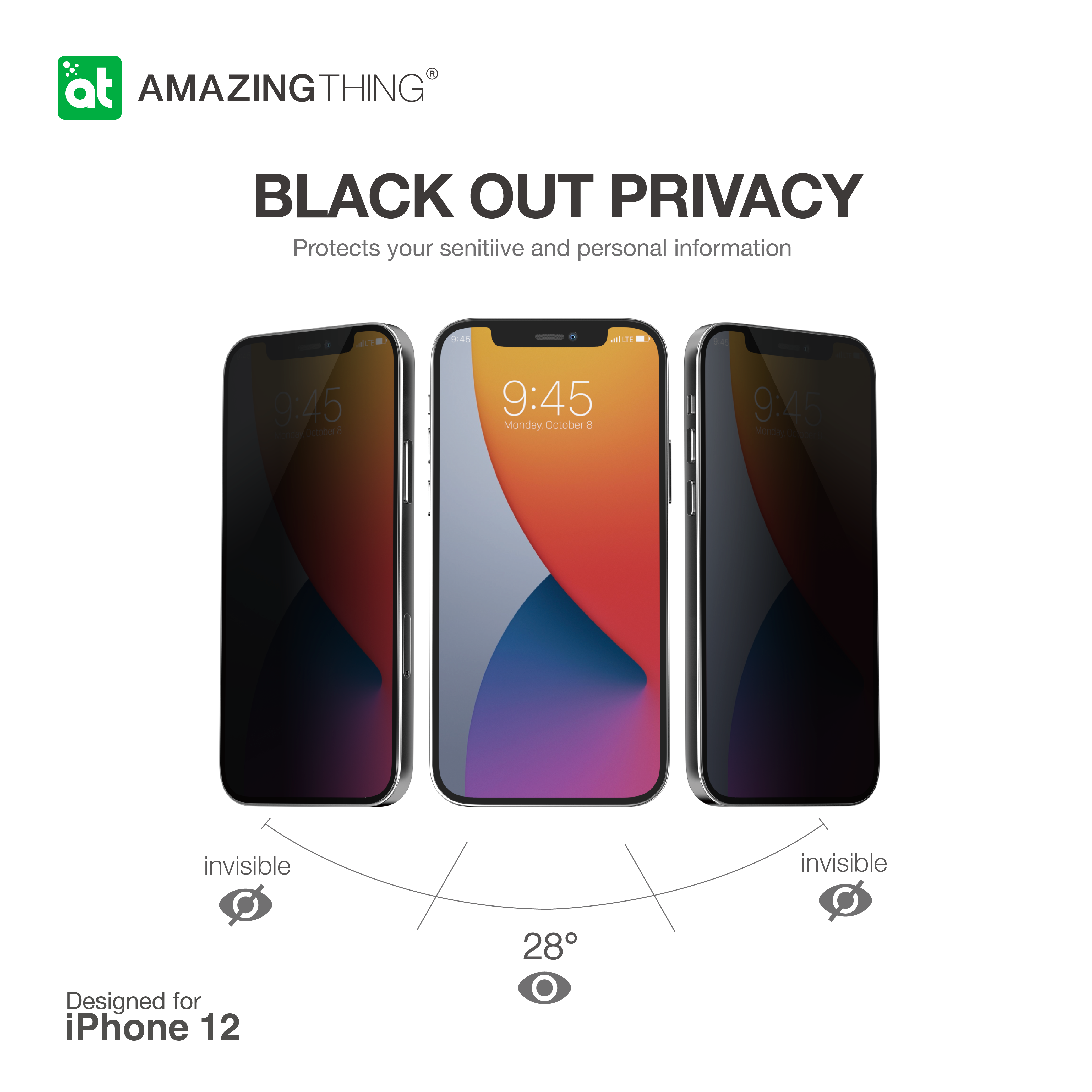 AMAZINGthing Supreme Glass 2.75D Fully Covered Anti-Dust Filter with Installer for iPhone 12 Mini - TECH STREET