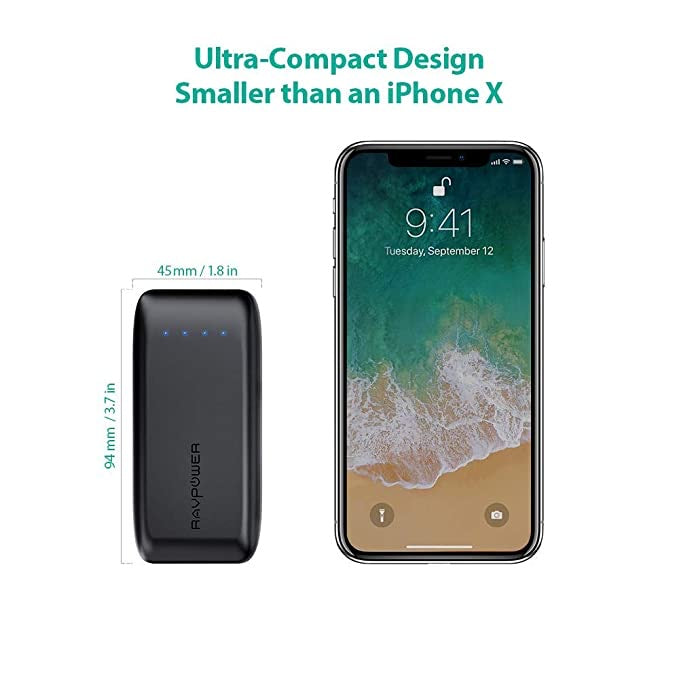 Ravpower iSmart 2.0 Power Bank 6700mAh - Black - TECH STREET
