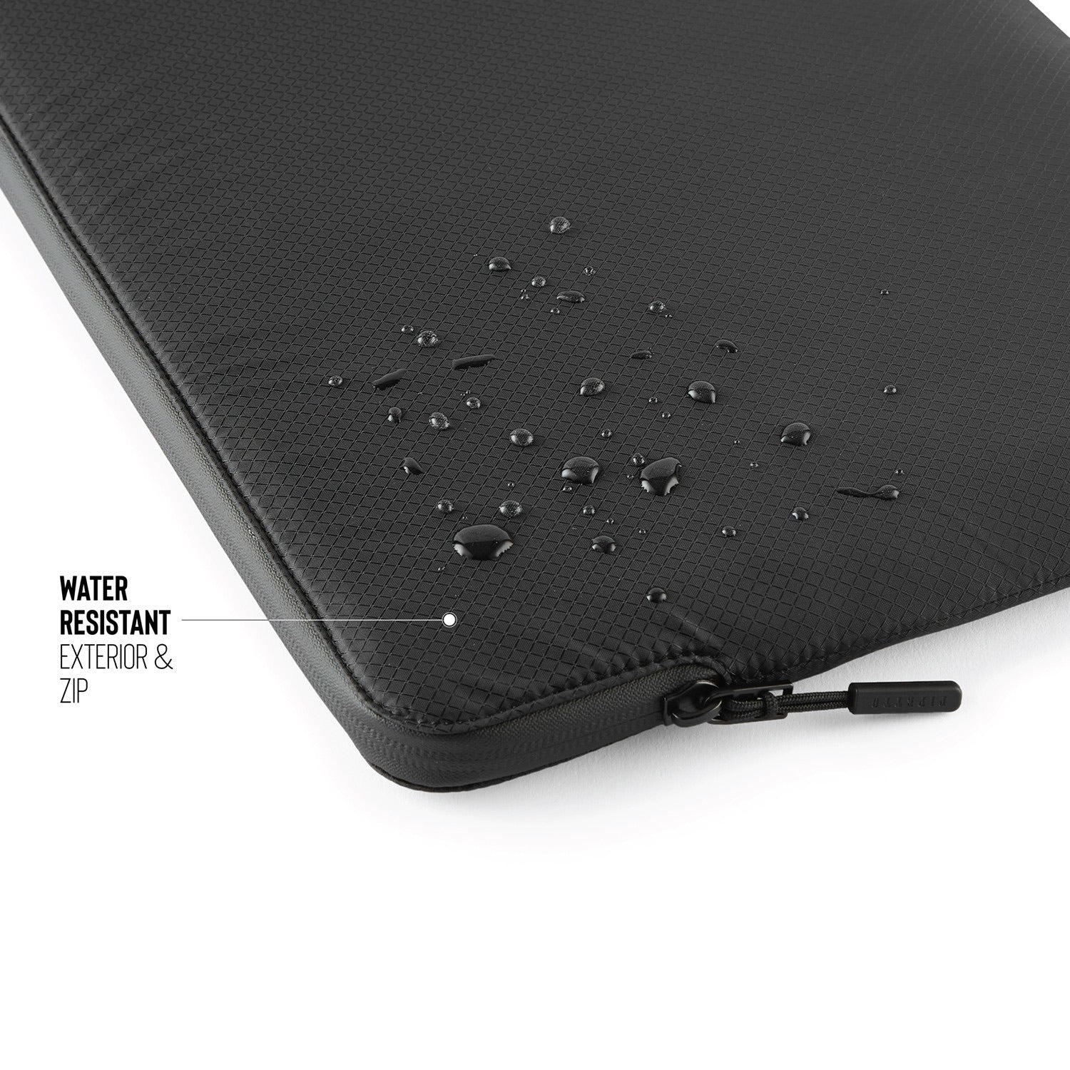 Pipetto MacBook Sleeve 15inch Ultra Lite-Black Ripstop - Tech Street