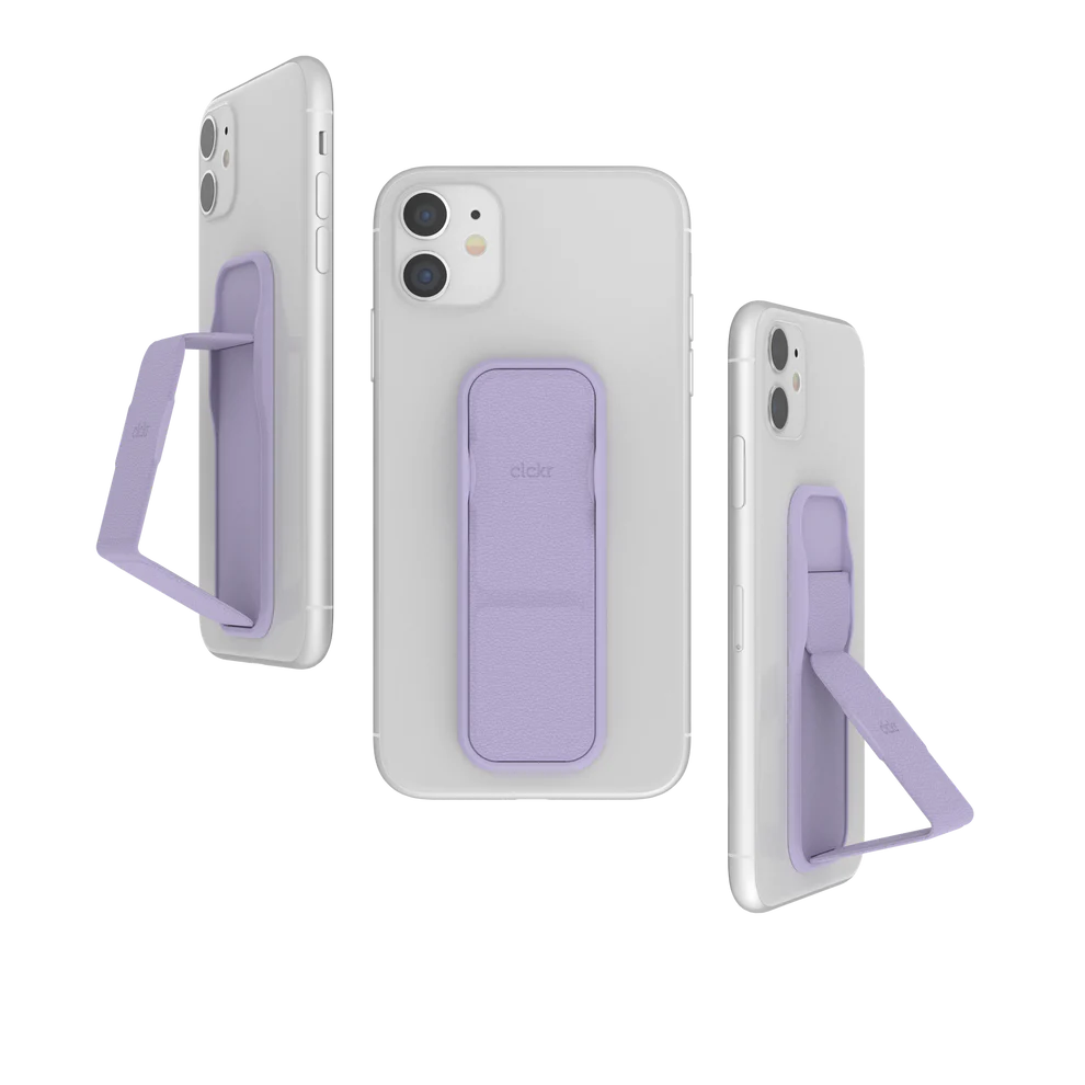 CLCKR Universal Grip and Stand Pebbled Lines