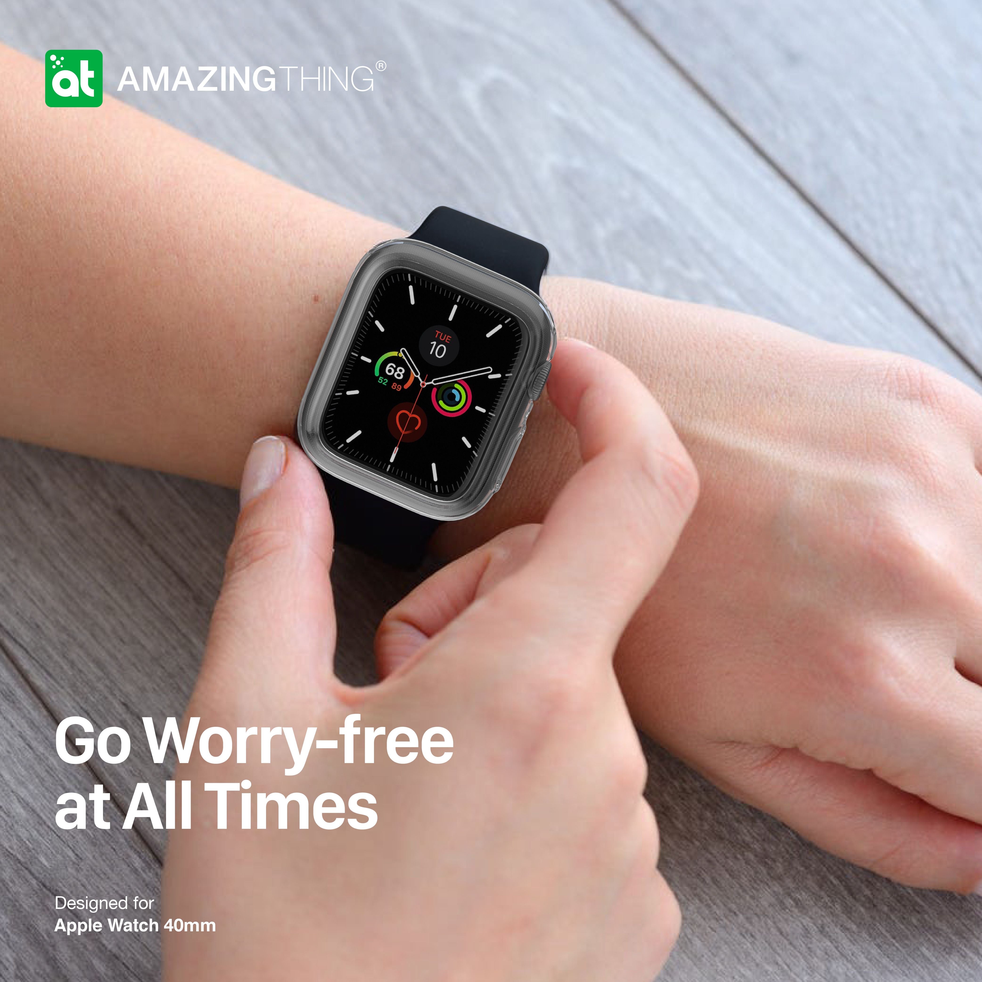 AMAZINGthing AW 40M Series 5/4 Outre Bumper + Screen Protection - Clear - Tech Street