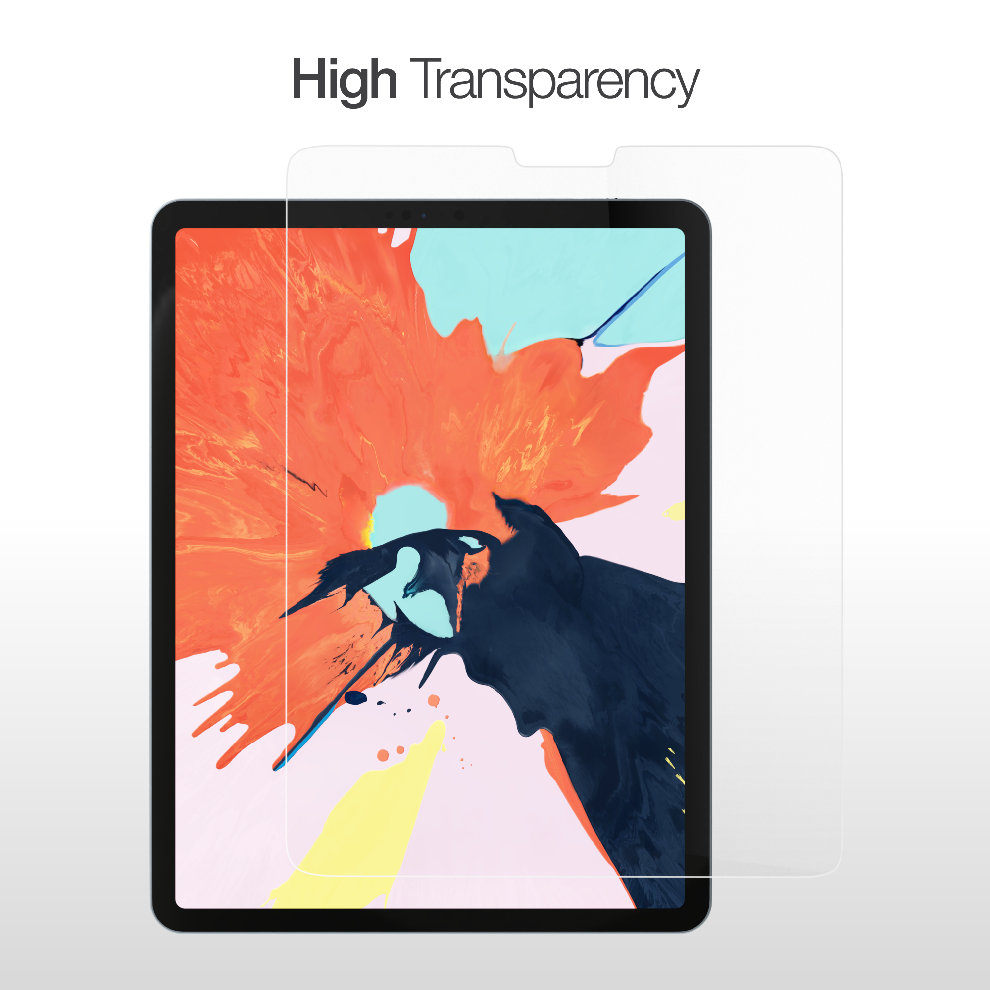 AMAZINGthing iPad Face ID 12.9inch 2020 2.5D Supreme Glass - Crystal - Tech Street