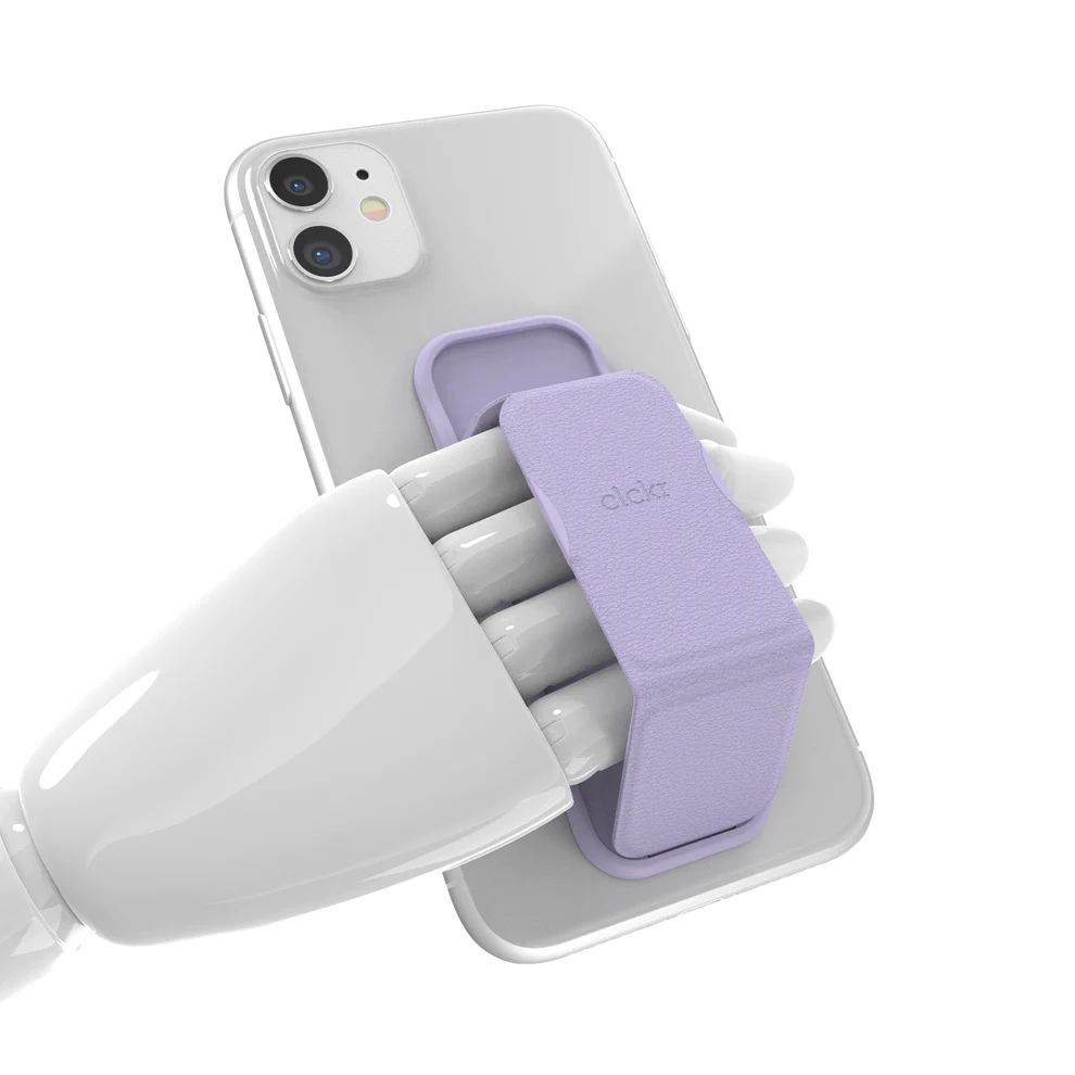 CLCKR Universal Grip and Stand Pebbled Lines