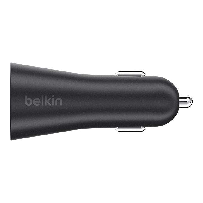 Belkin 2 - Port Car Charger - Black - Tech Street