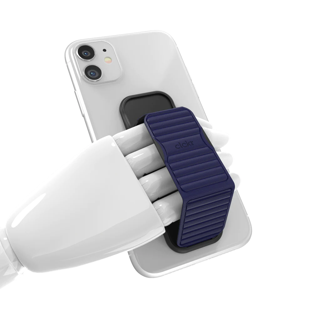 CLCKR Universal Grip and Stand Pebbled Lines