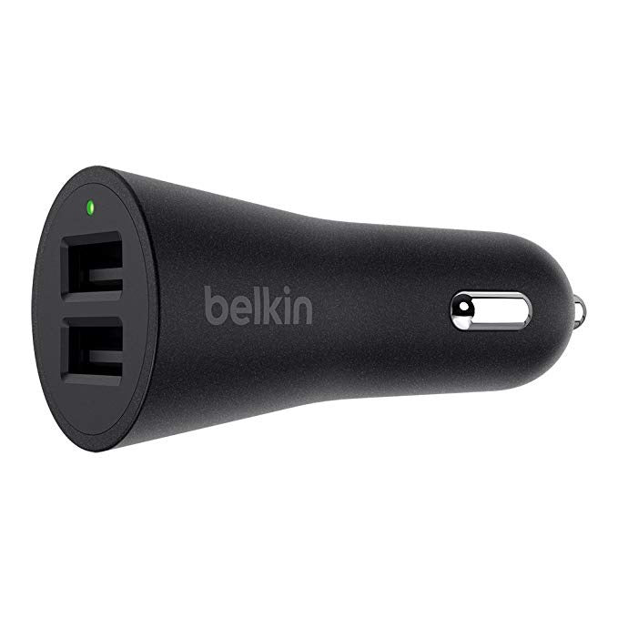 Belkin 2 - Port Car Charger - Black - Tech Street