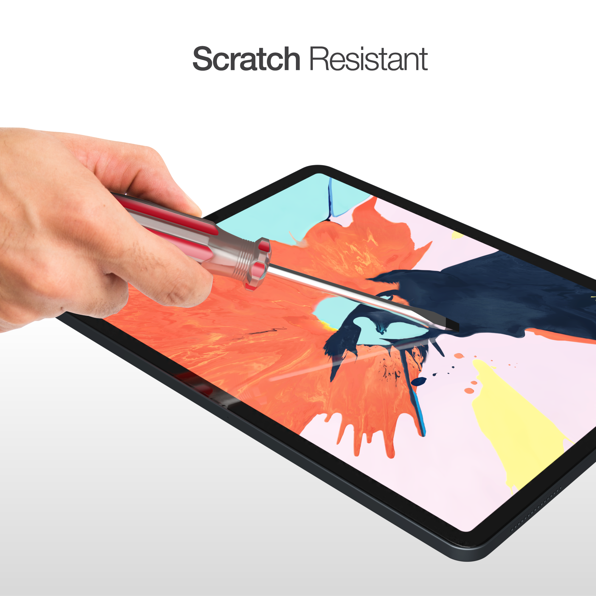 AMAZINGthing iPad Face ID 12.9inch 2020 2.5D Supreme Glass - Crystal - Tech Street