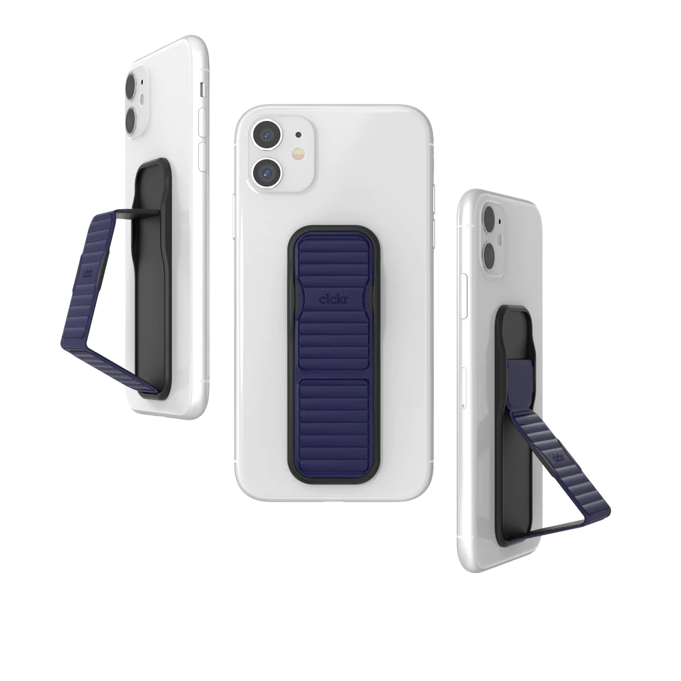 CLCKR Universal Grip and Stand Pebbled Lines