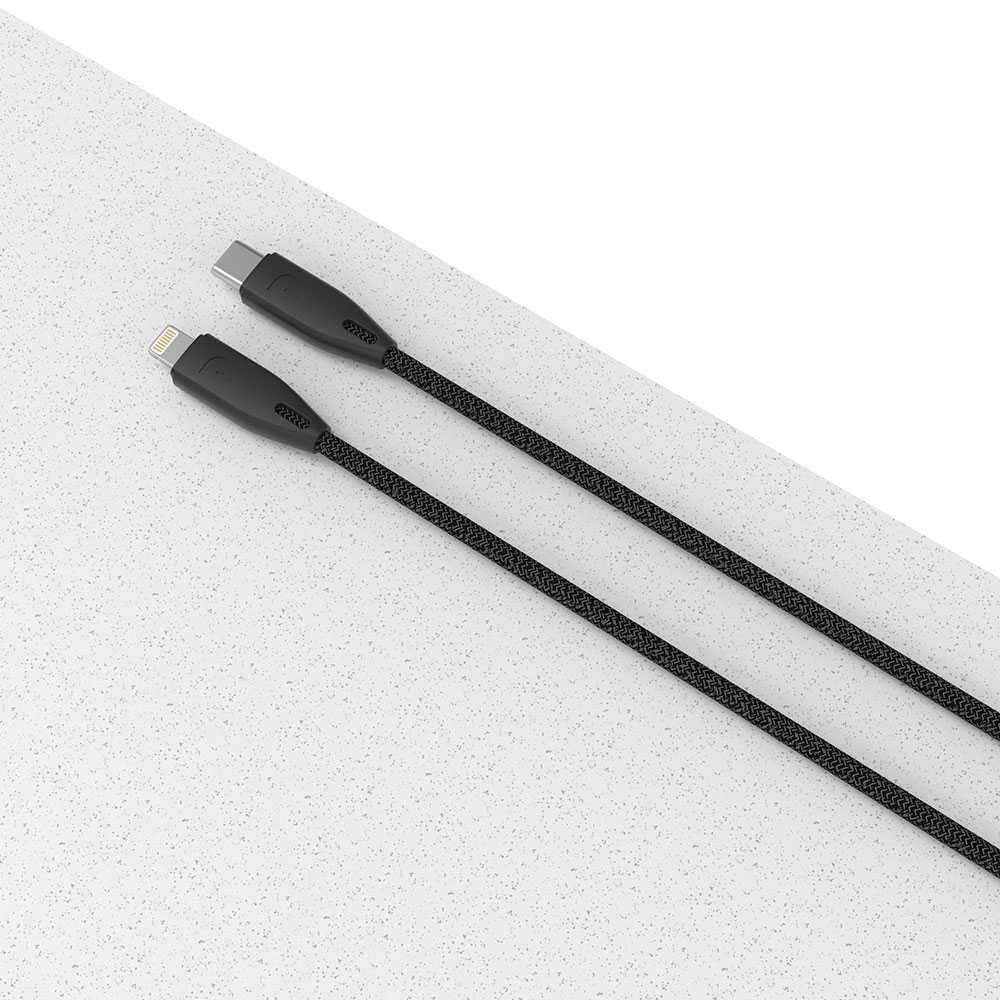 Powerology Braided USB-C to Lightning Cable 1.2M - TECH STREET