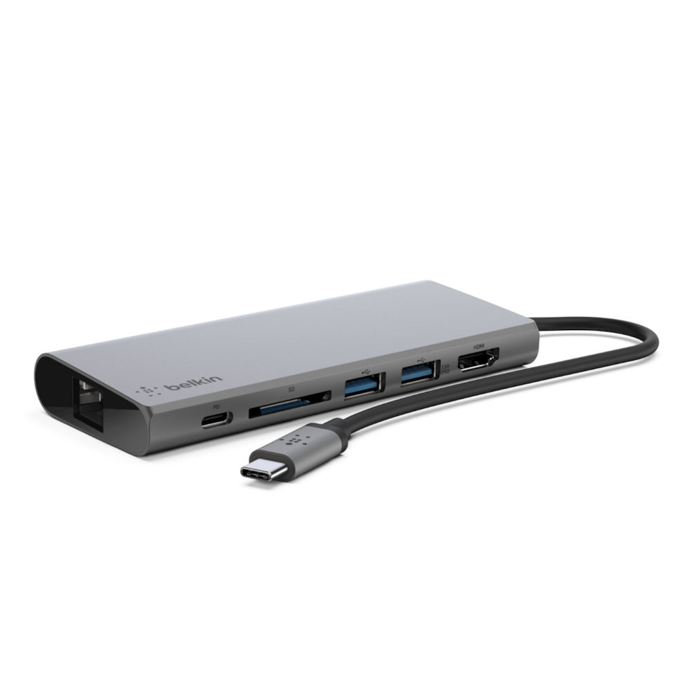 Belkin Multimedia Hub USB-C to Power - Space Gray - Tech Street