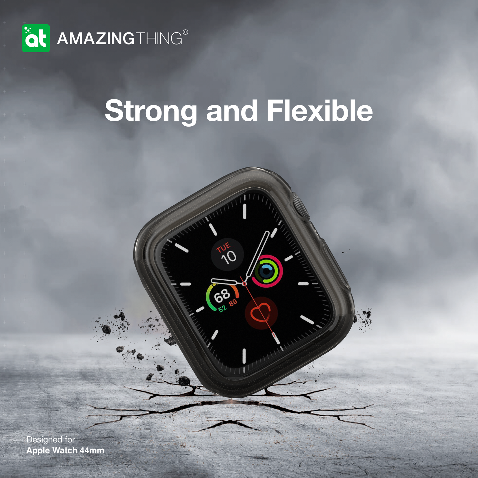 AMAZINGthing AW 44M Series 5/4 Outre Bumper + Screen Protection - Black - Tech Street