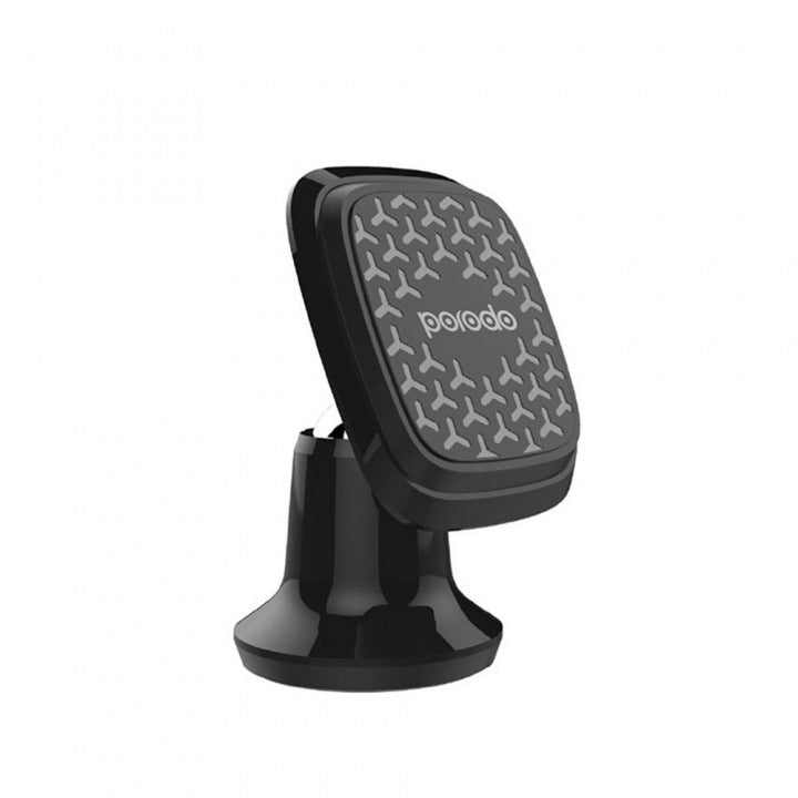 Porodo Magnetic Silicone Aluminum Alloy Dash Mount- Black - TECH STREET