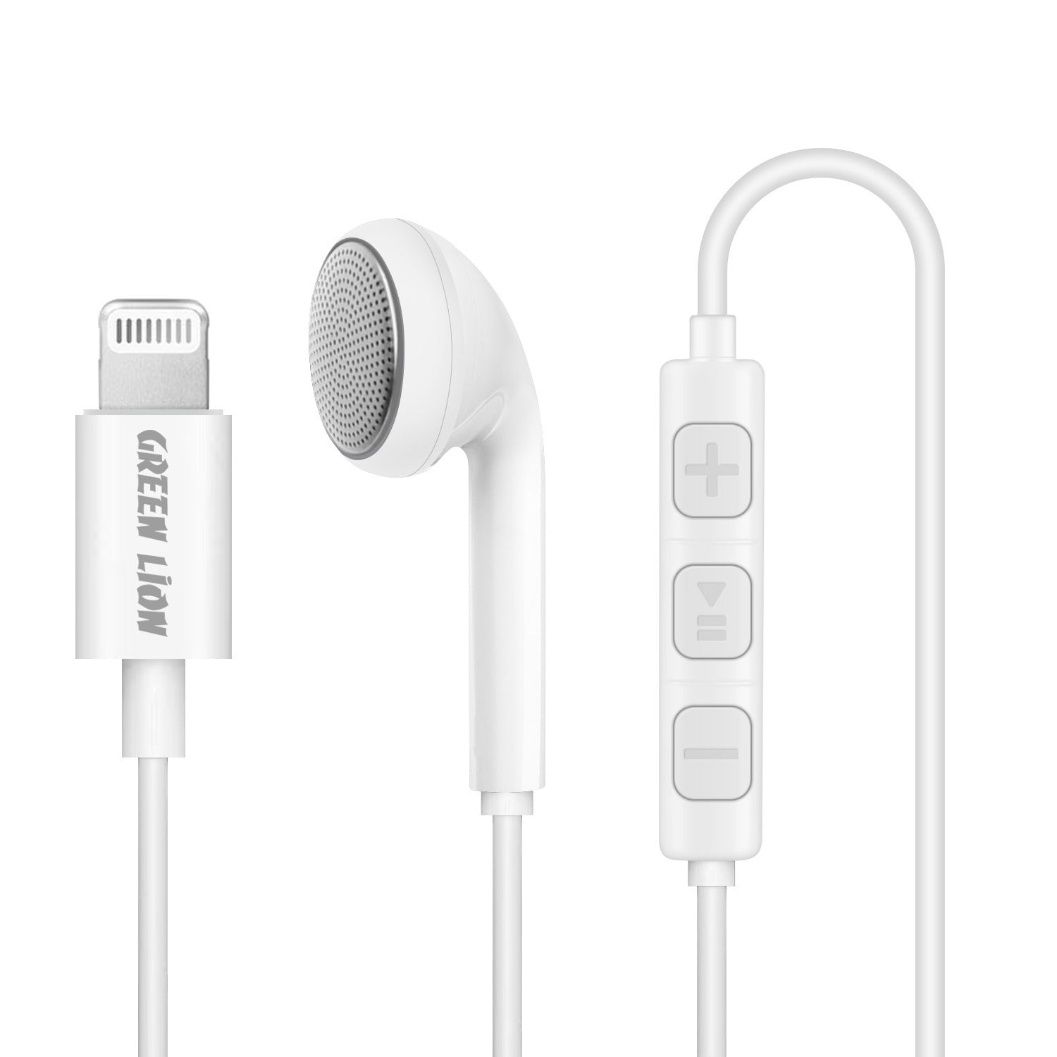 Green Lion MFI Mono Earphone with Lightning Connector