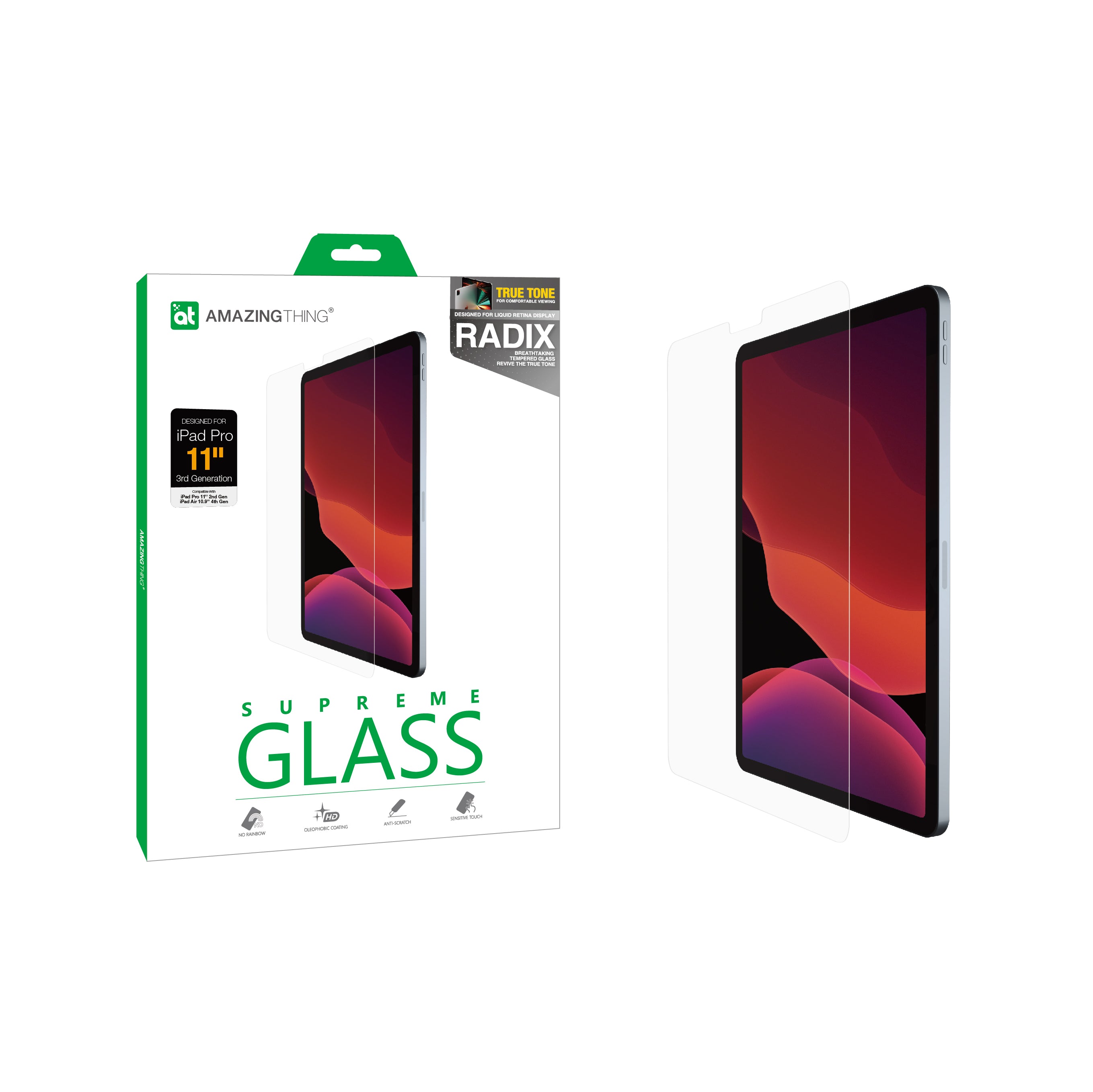 AMAZINGthing iPad Pro 11'' 2021 Optic Pro Supreme Glass Protector