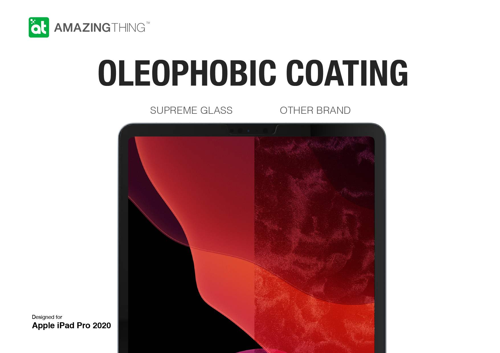 AMAZINGthing iPad Pro 12.9'' 2021 Optic Pro Supreme Glass Protector