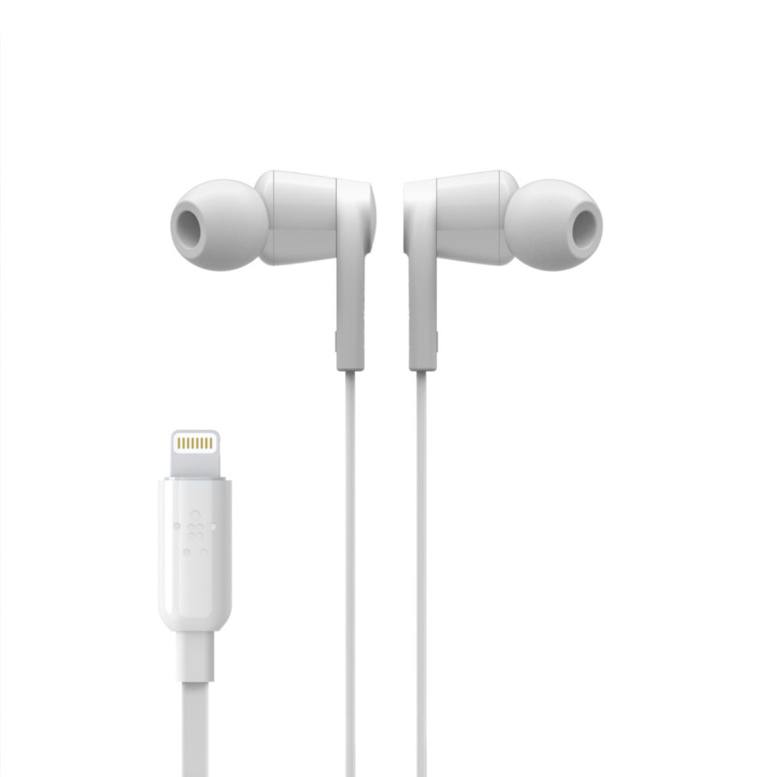 Belkin RockStar Headphones with Lightning Connector - White - TECH STREET