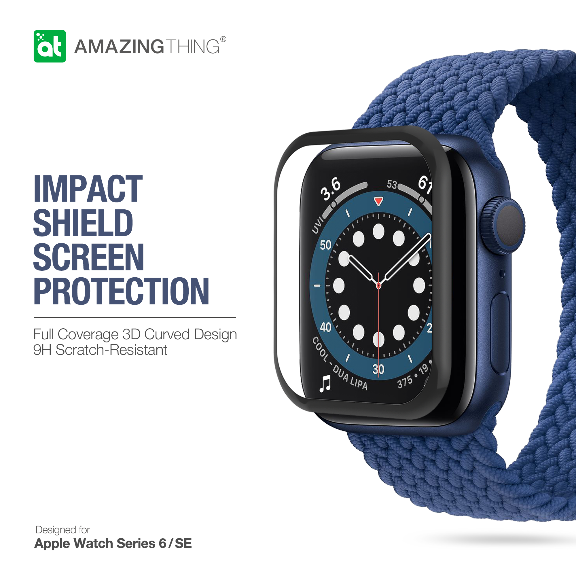 AMAZINGthing Apple Watch 44MM Series 6/SE/5/4 Impact Shield - TECH STREET