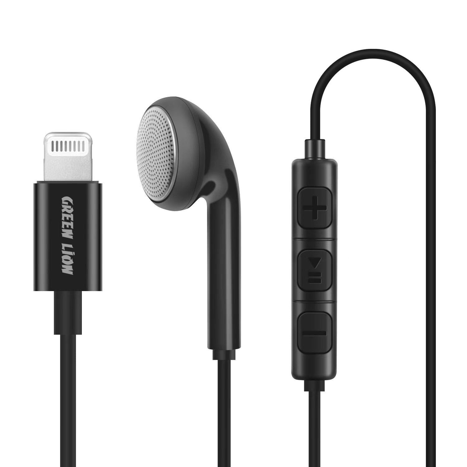 Green Lion MFI Mono Earphone with Lightning Connector