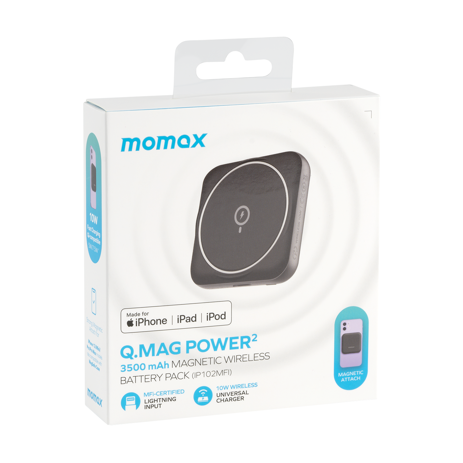 Momax Q.MAG Power2 Magsafe Magnetic Power Bank 3500mAh