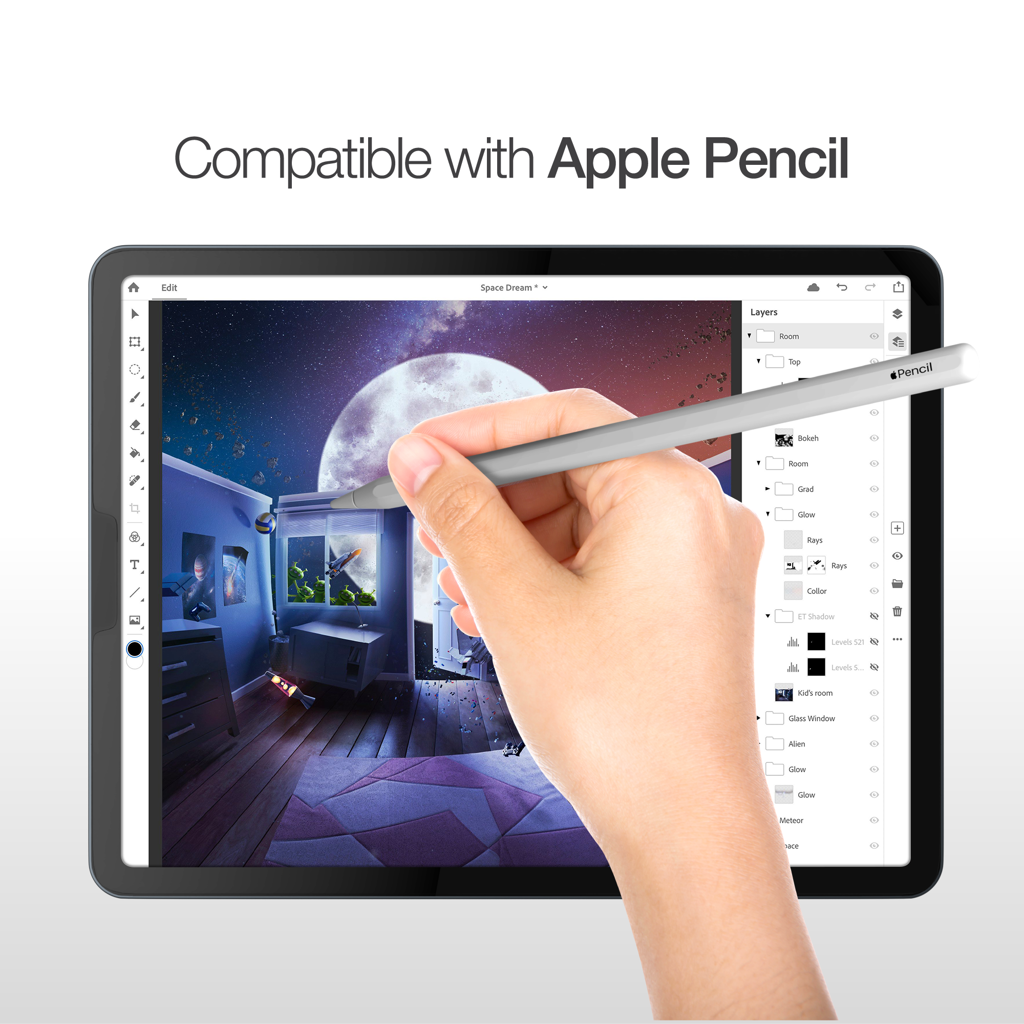 AMAZINGthing iPad Face ID 12.9inch 2020 2.5D Supreme Glass - Crystal - Tech Street