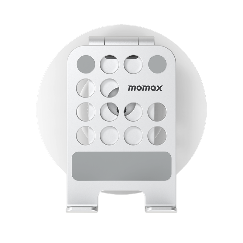 MOMAX FOLD STAND MILA ROTATABLE PHONE STAND SILVER
