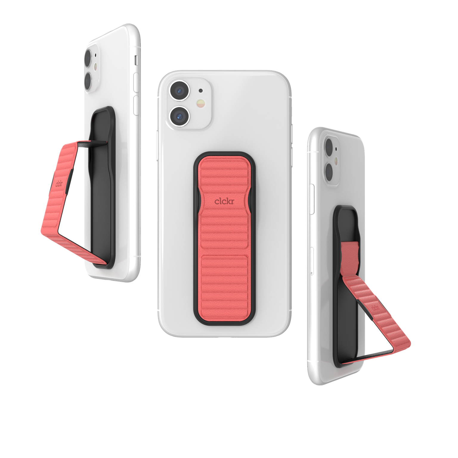 CLCKR Universal Grip and Stand Pebbled Lines