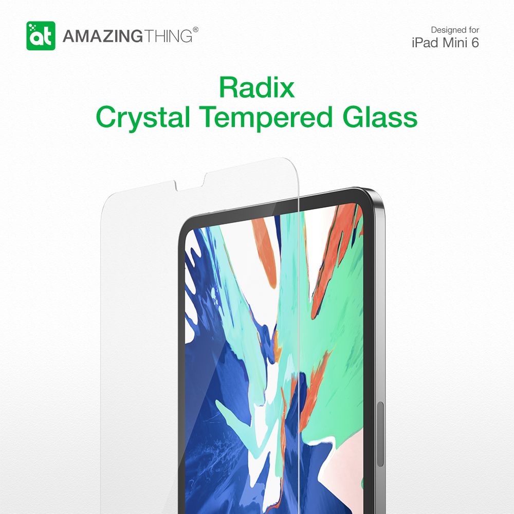 AMAZINGthing Full HD Supreme Tempered Glass iPad Mini 2021 - Clear