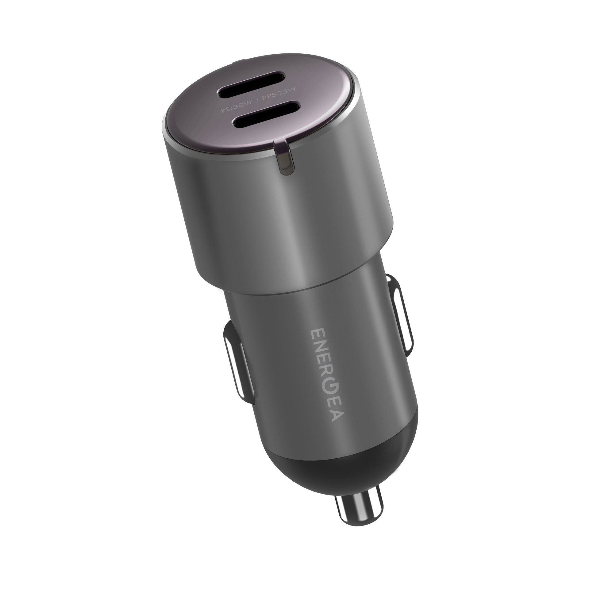 Energea Alu Drive Car Charger D60 2 USB-C PD/PPS Aluminium 66W