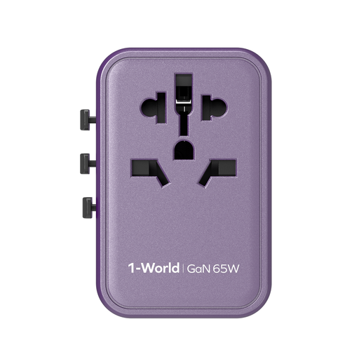 Momax 1-World GAN 5 Ports + AC Travel Adapter 65W