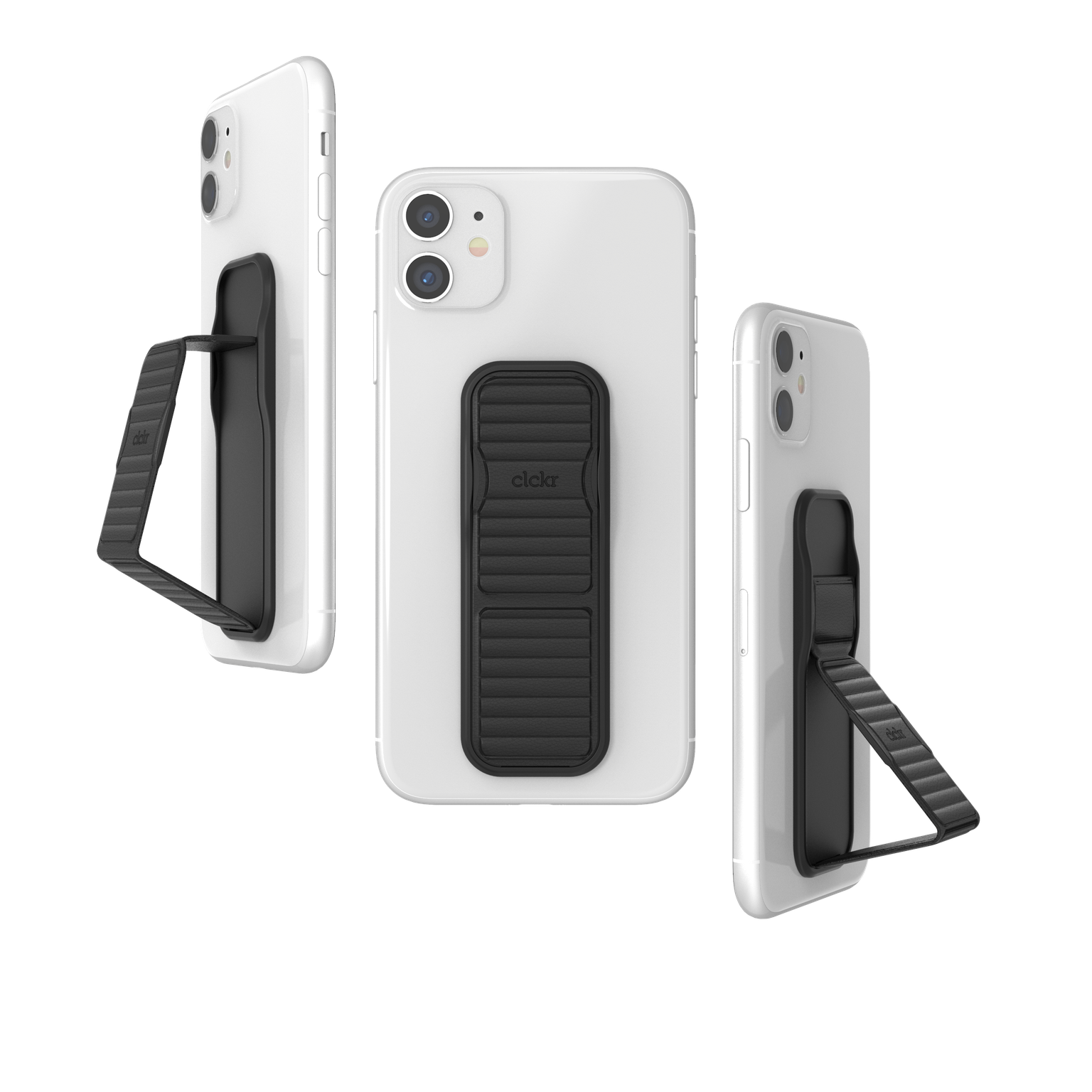 CLCKR Universal Grip and Stand Pebbled Lines