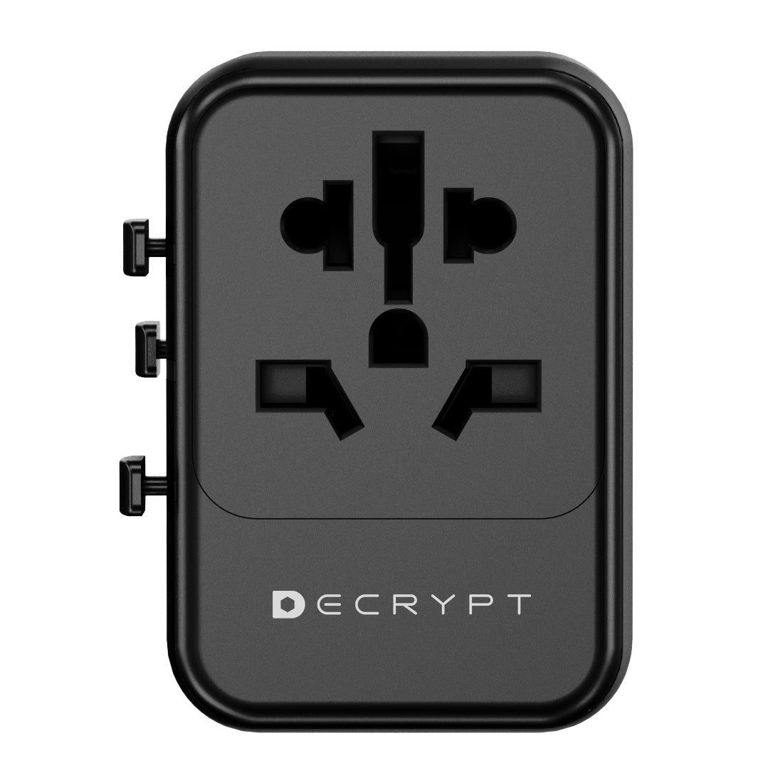 Decrypt Travel Adapter 35w - Black